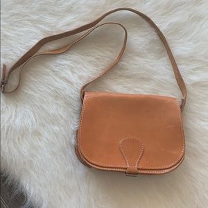 Vintage brown leather small bag